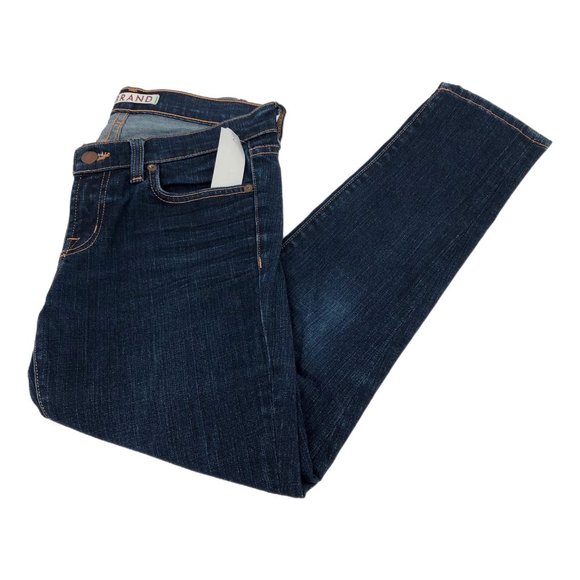 J Brand Blue Straight Leg Jeans | Mid-Rise, Cotton Material - Picture 1 of 6